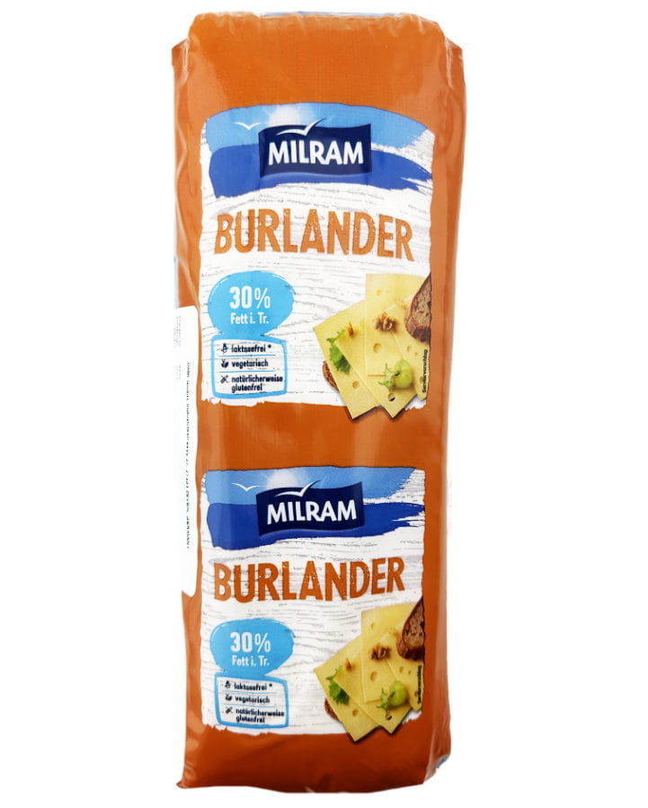 Milram Burlander mild würzig XXL Stück 30% Fett i.Tr. ca 2900g
