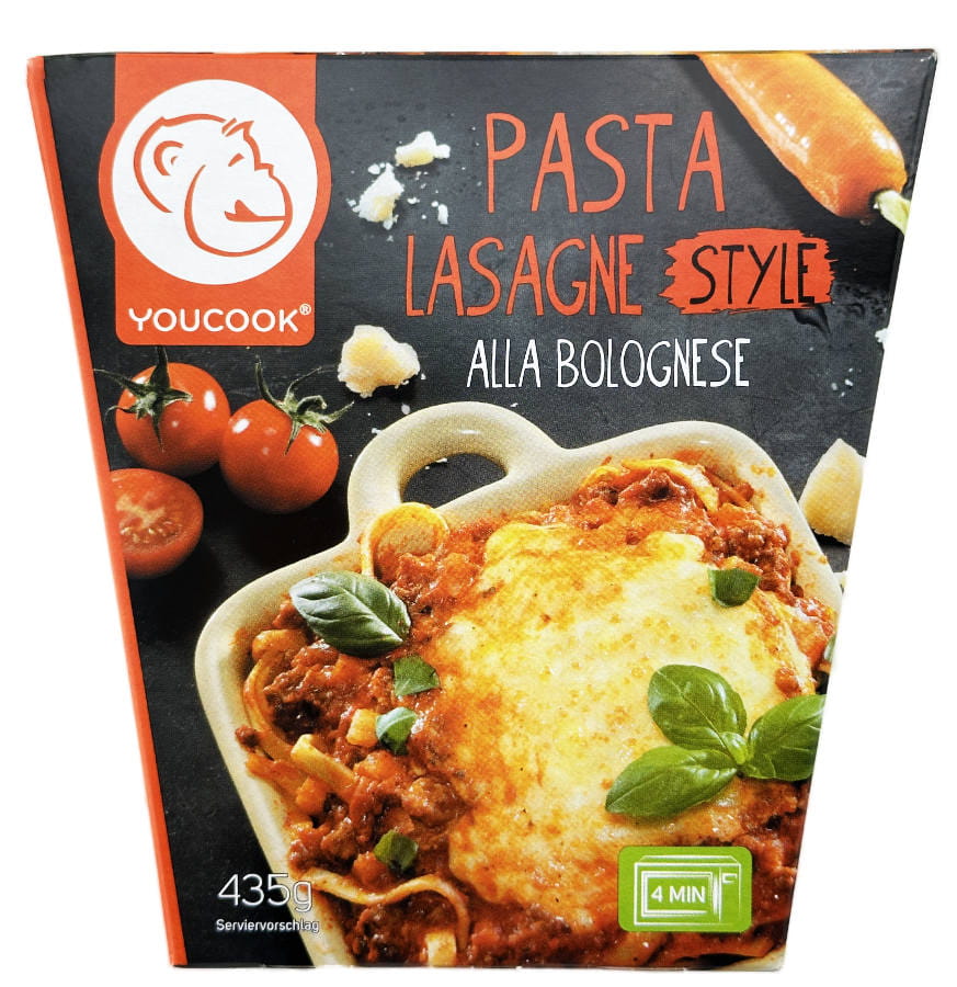 Fertiggericht Pasta Lasagne Style Alla Bolognese 435g
