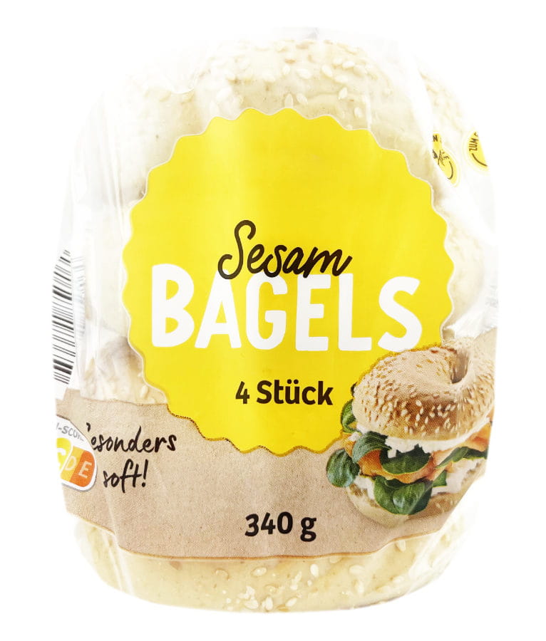 Bagels Sesam 4er 340g