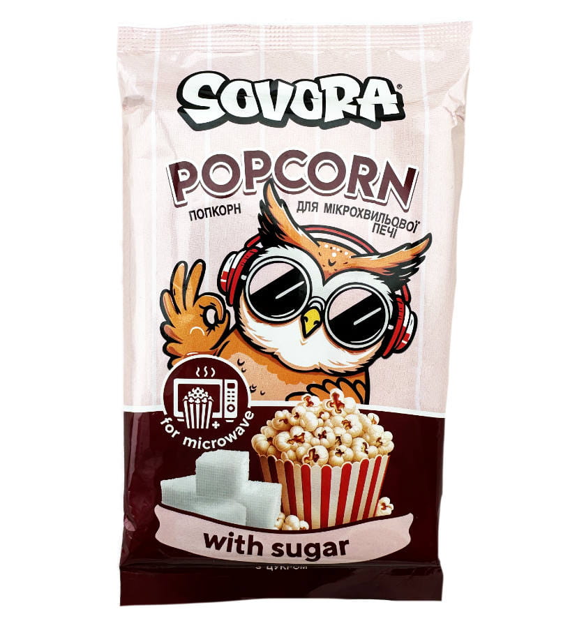 Mikrowellenpopcorn Mit Zucker 100g