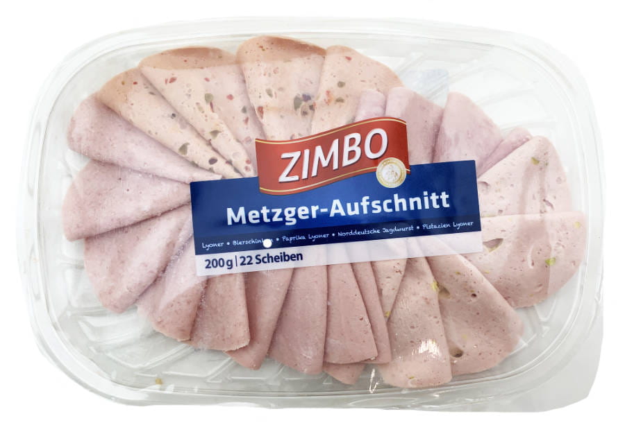 Zimbo Metzger Aufschnitt Platte 200g