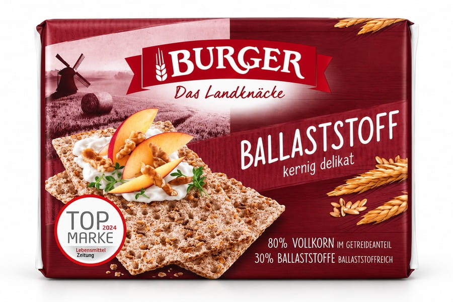 Burger Landknäcke Ballastoff 250g
