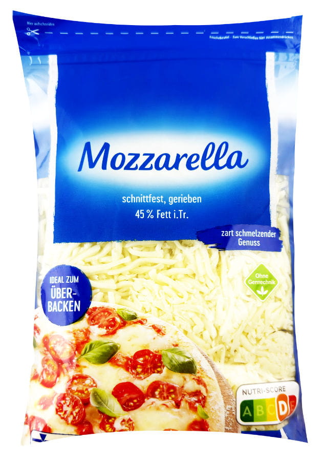 Mozzarella Gerieben 250g