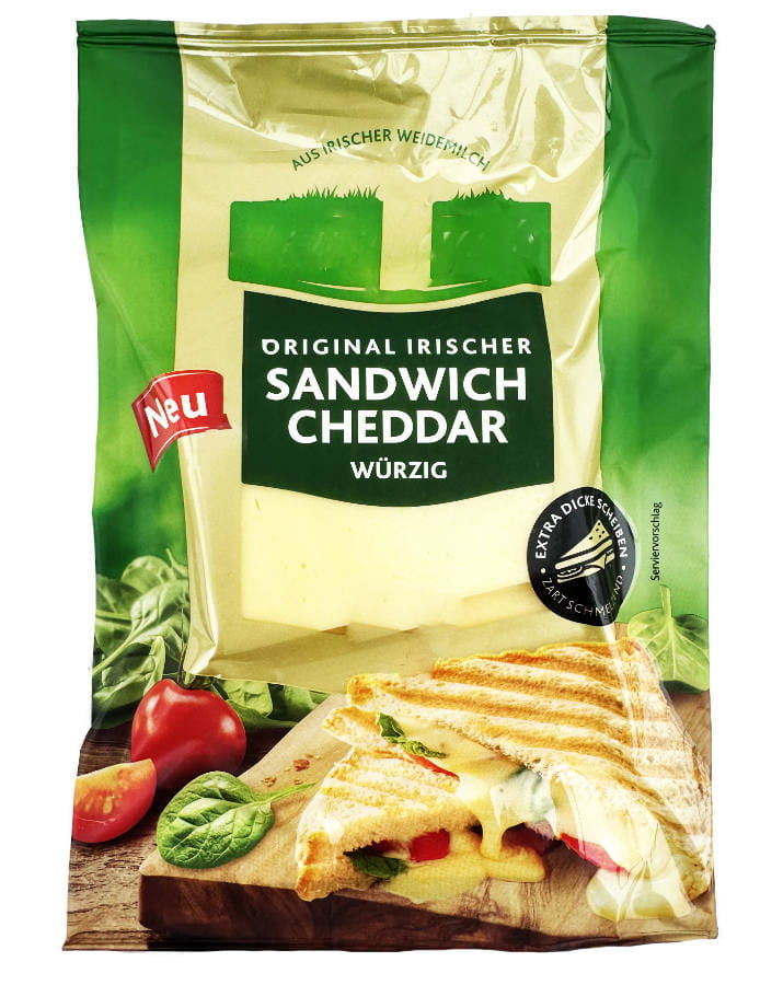 Original Irischer Sandwich Cheddar Würzig 130g