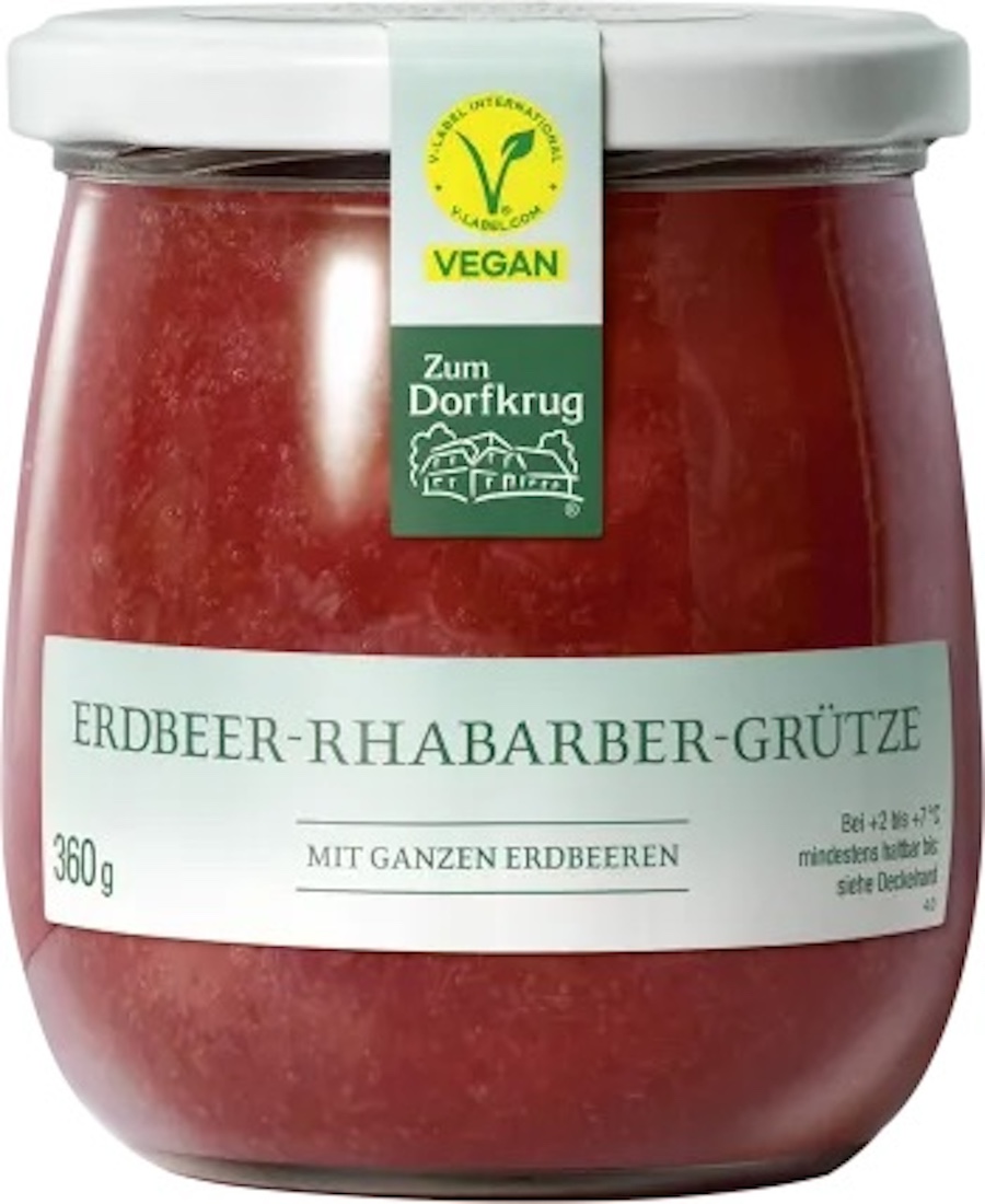 Erdbeer Rhabarber Grütze 180g 