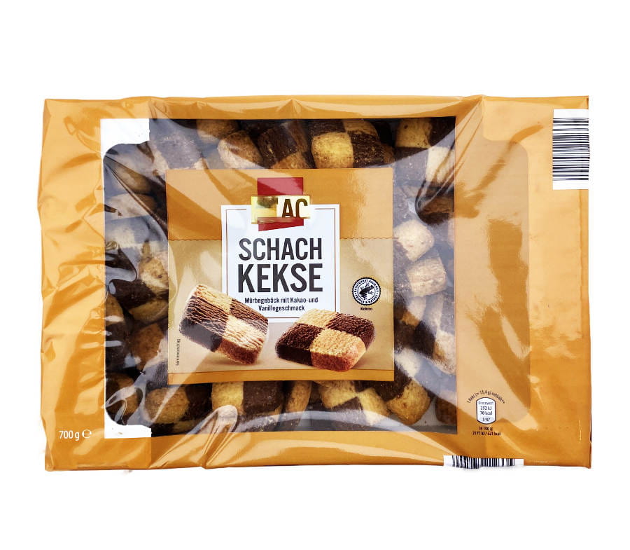 Schachbrett Kekse Kakao Vanille 700g
