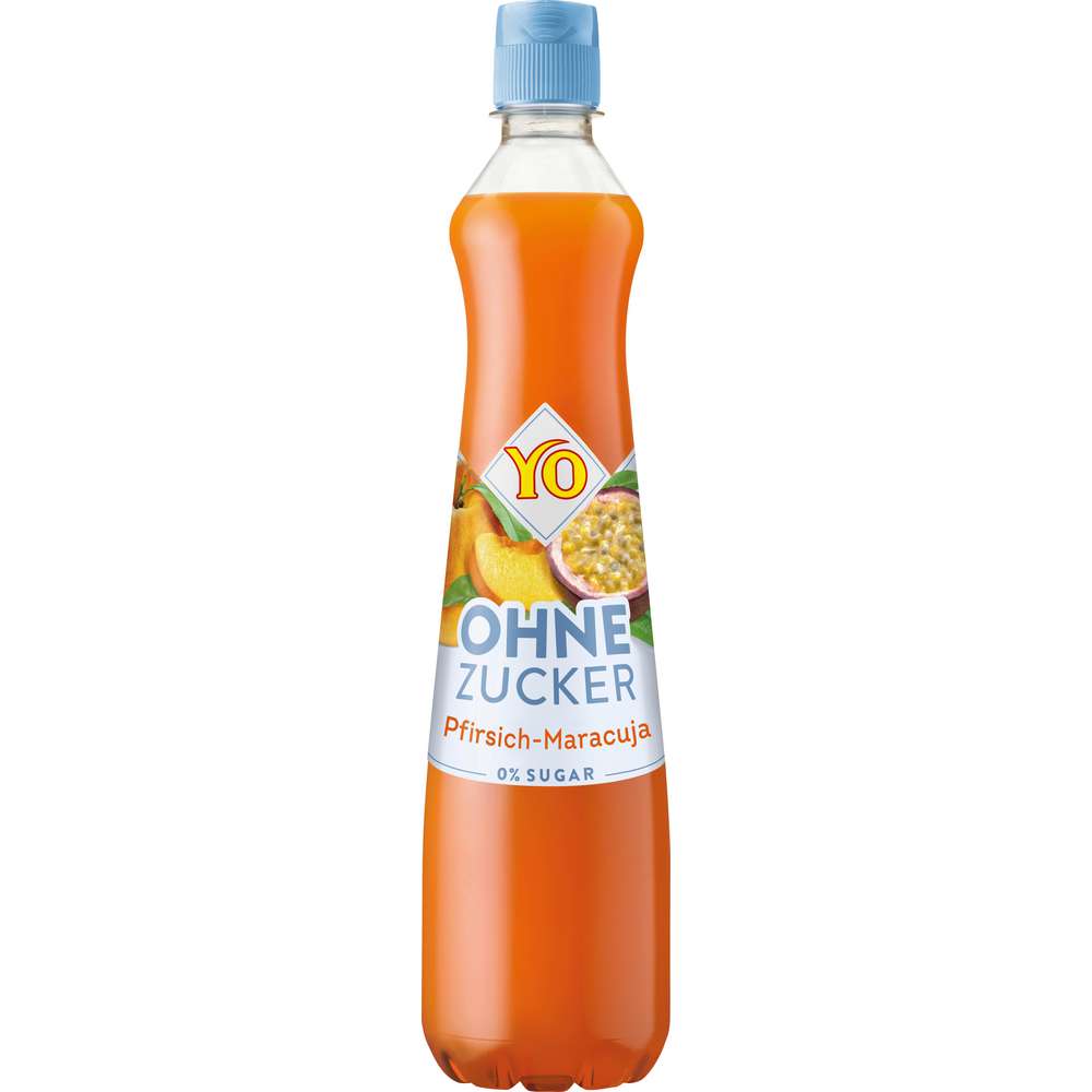 Yo Sirup Ohne Zucker Pfirsich Maracuja 700ml