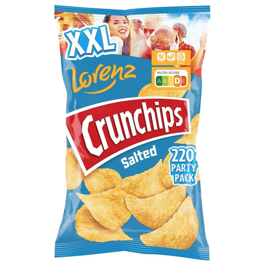 Crunchips Gesalzen XXL Partypack 220g
