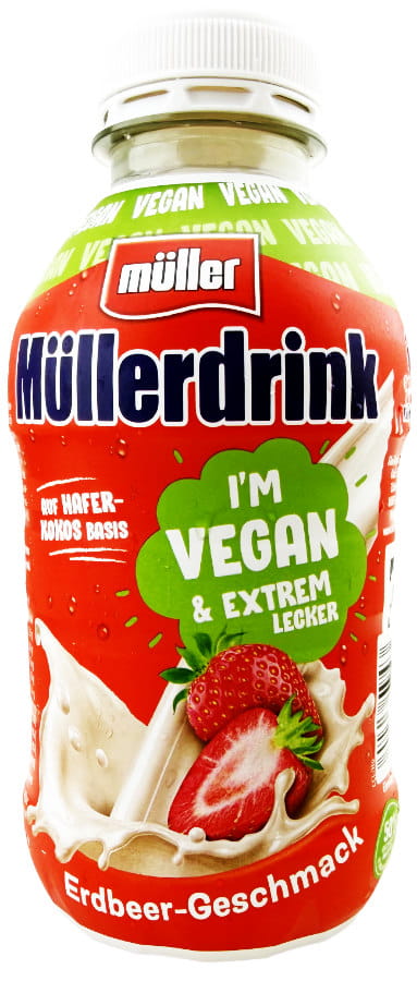 VEGAN Müllerdrink Erdbeergeschmack 400ml