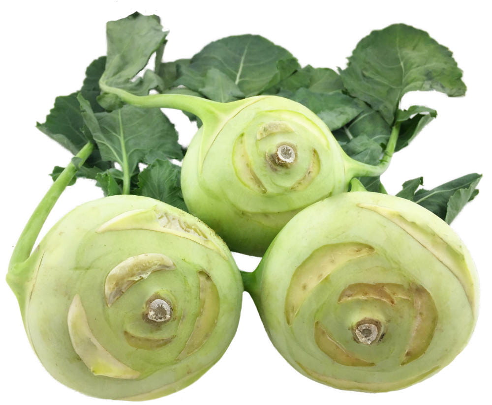 Frische Kohlrabi Rüben 1 Stück