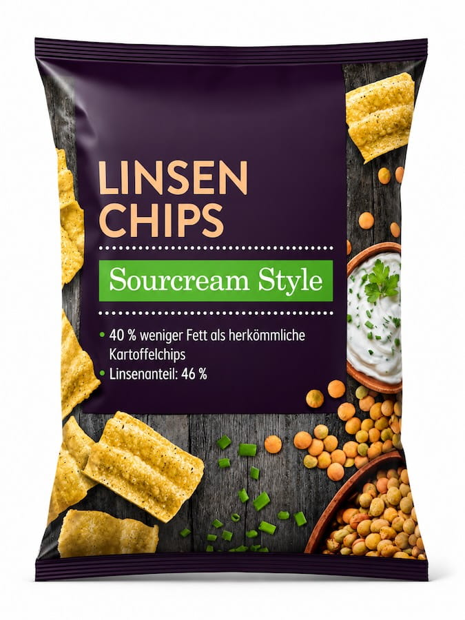 Linsen Chips Sourcream Style 90g