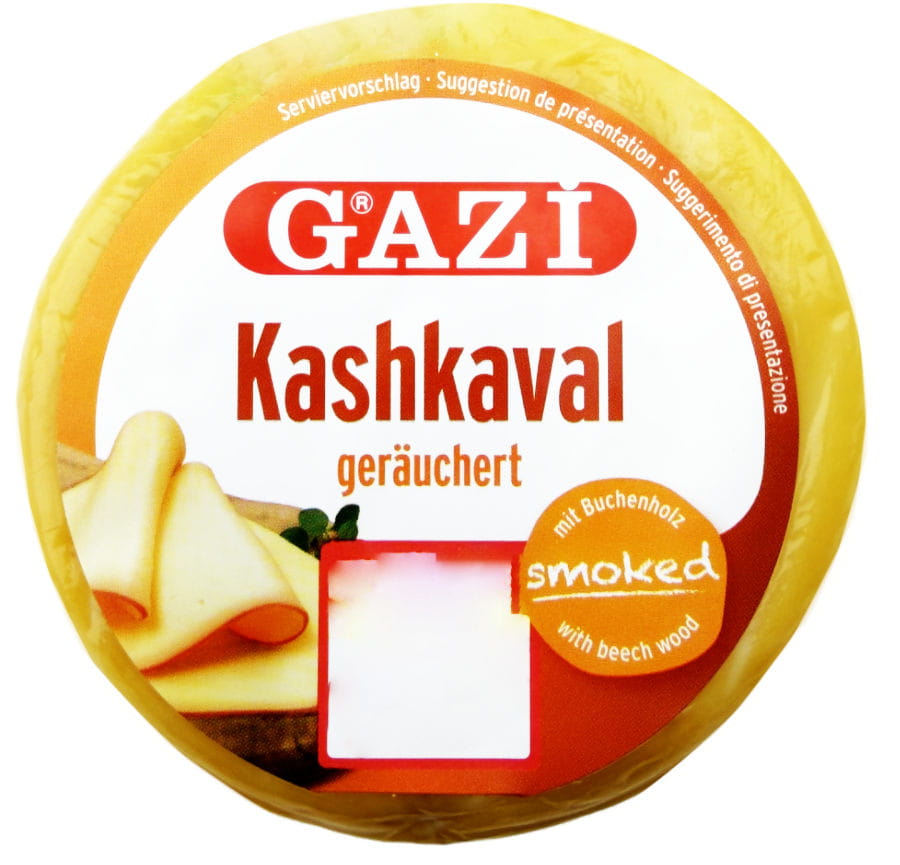 Gazi Kashkaval Geräuchert Am Stück 250g