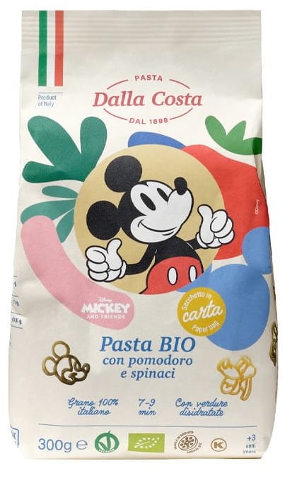 Nudeln Tomate Spinat Motiv Mickey Mouse 300g
