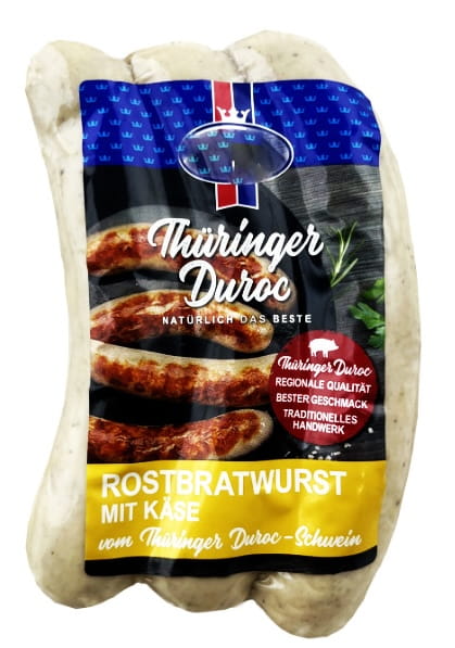 Thüringer Duroc Rostbratwurst Mit Käse 3er 270g