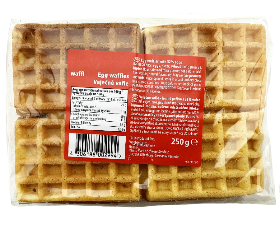 Frischei Waffeln 250g