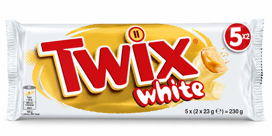Twix White 5x2 230g