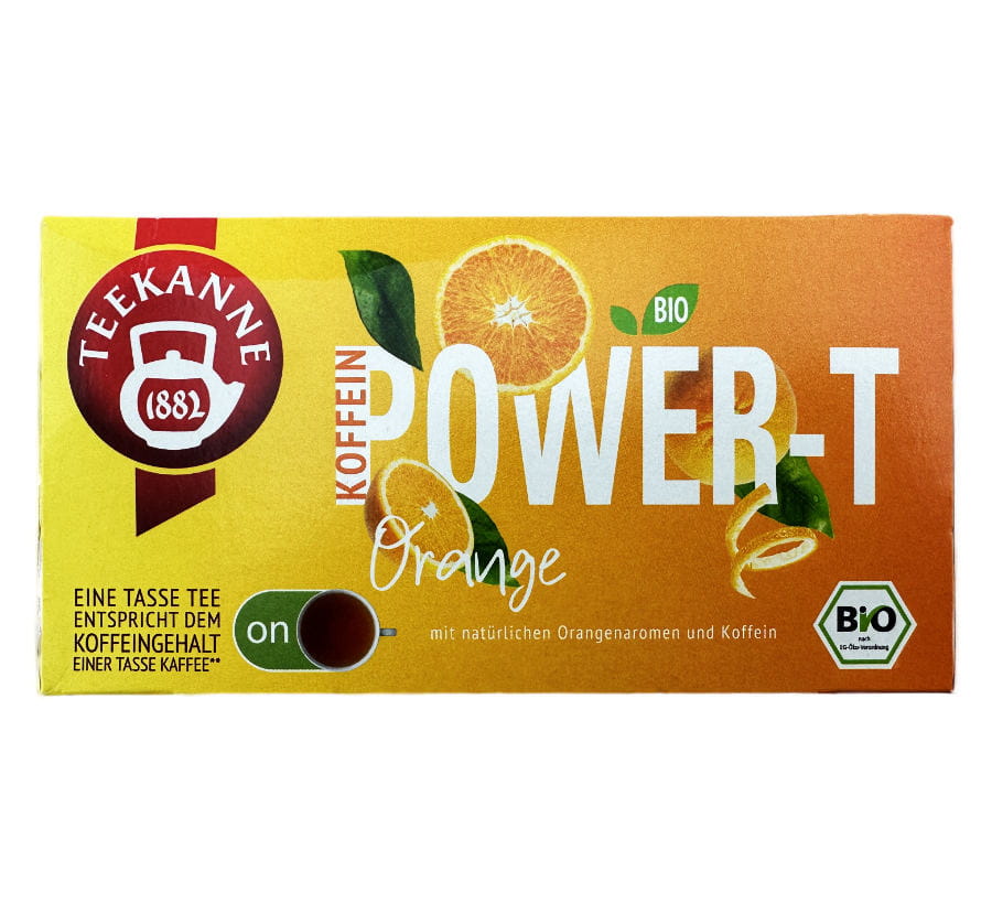 BIO Power Tee Orange 18er