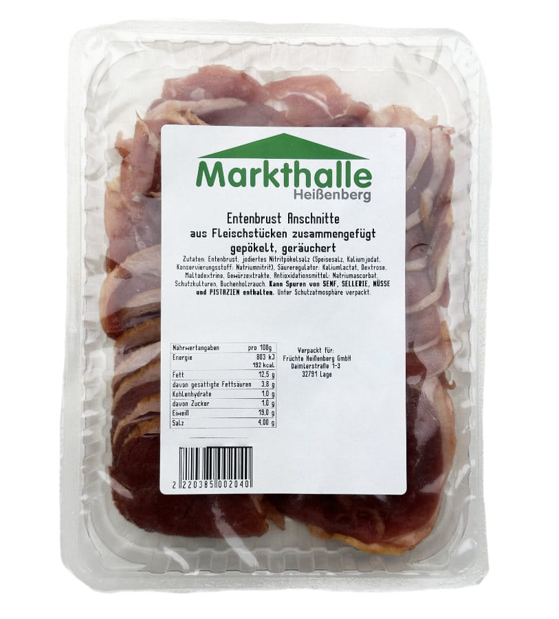 Markthallen Entenbrust Anschnitte ca 250g  
