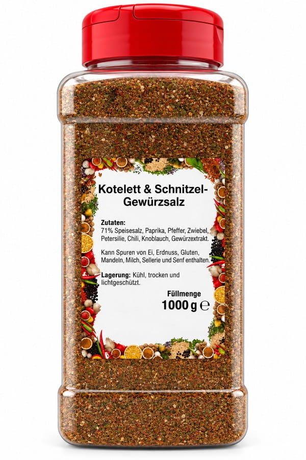 Kotelett und Schnitzel Gewürzsalz XXL 1000g