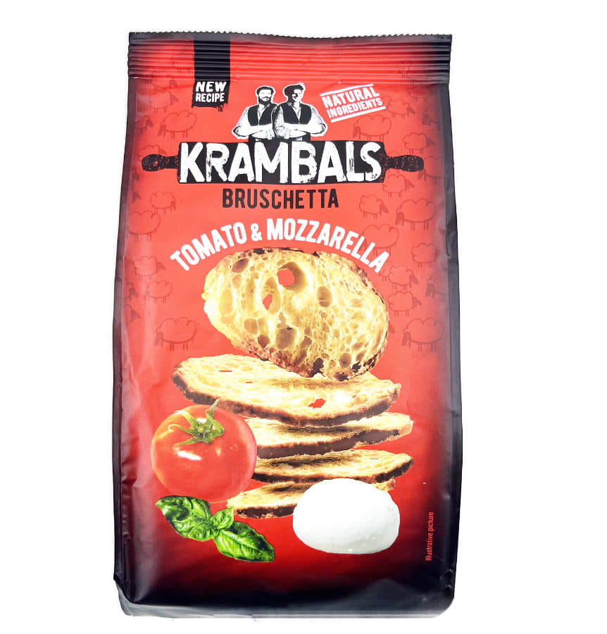 Bruschetta Knusprige Brotscheiben Tomate Mozzarella 70g