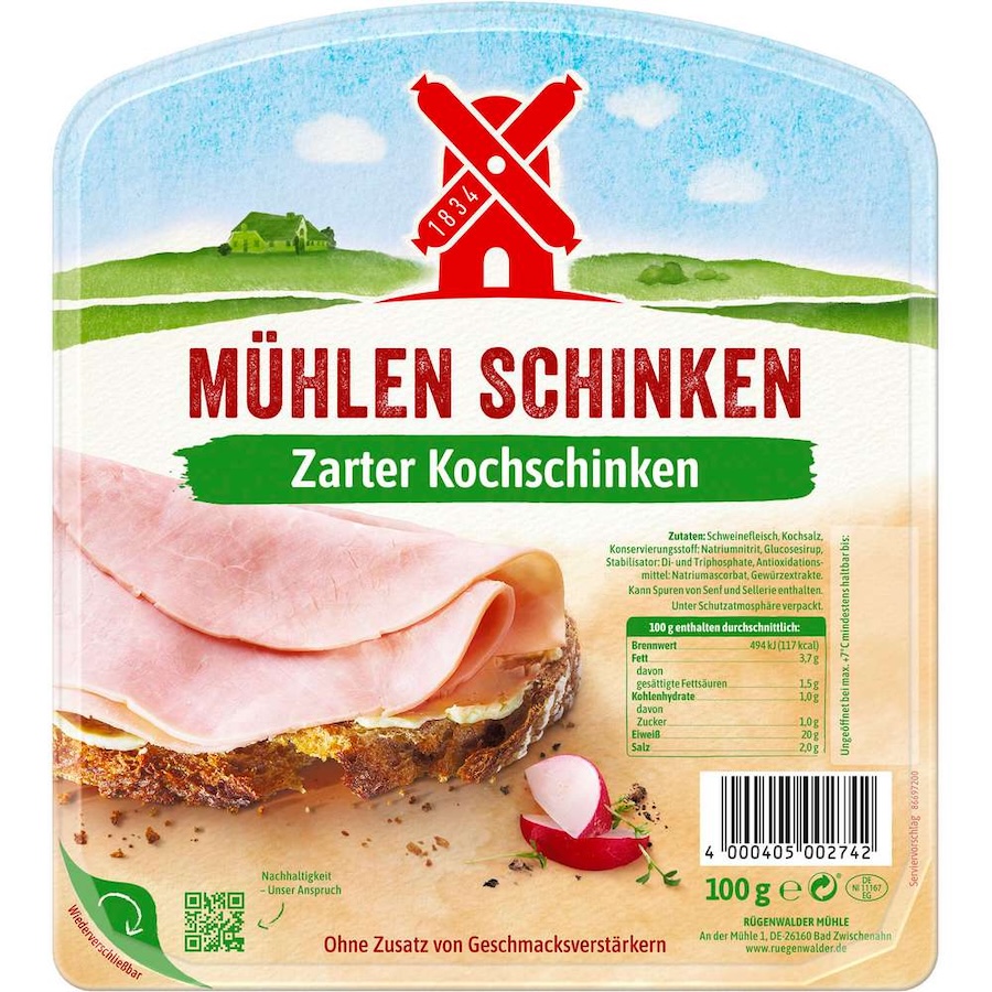 Rügenwalder Mühlenschinken 100g
