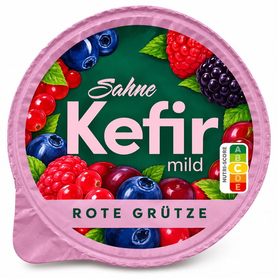Sahne Kefir Rote Grütze 250g