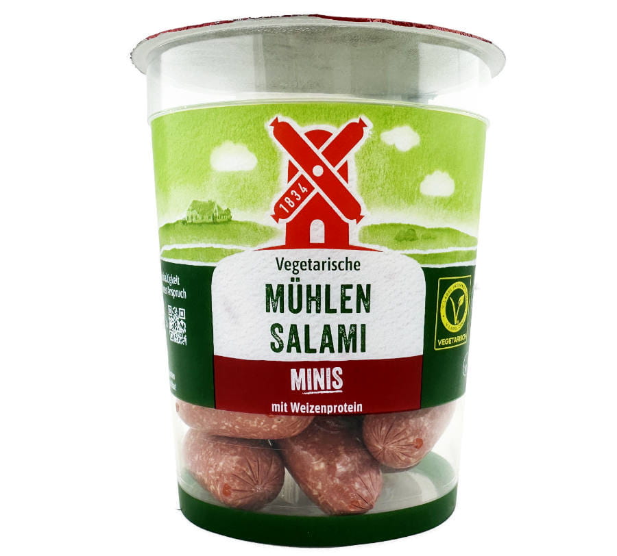 Rügenwalder Vegetarische Mühlen Salamis Minis 165g