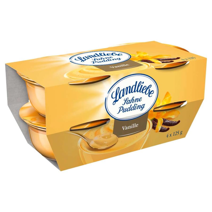 Landliebe Sahne Pudding Vanille 4er 500g