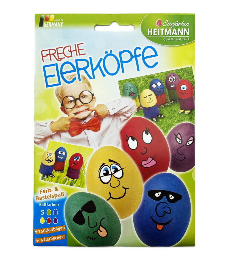 Ostereierfarben Freche Eierköpfe
