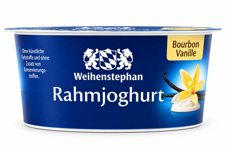 Weihenstephan Rahmjoghurt Bourbon Vanille 150g