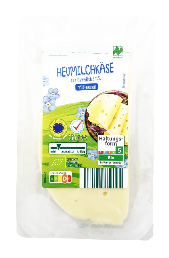 BIO Heumilchkäse Mild Nussig In Scheiben 150g