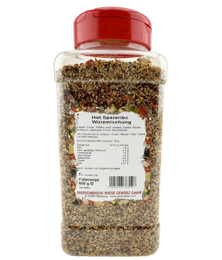 Hot Spareribs Würzmischung 600g