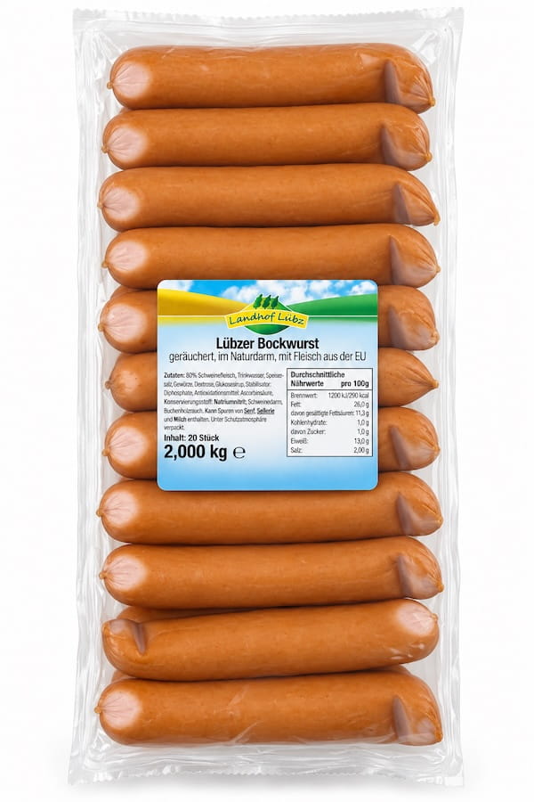 Lübzer Bockwurst XXL 2000g