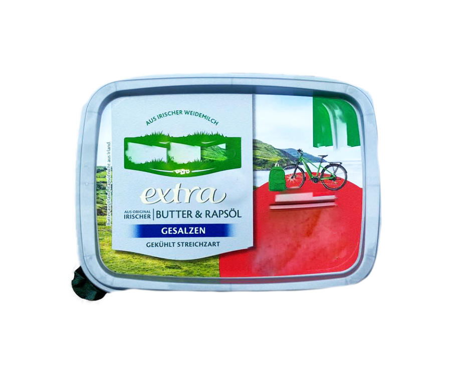 Original Irische Buttermischung Mit Rapsöl Gesalzen 250g