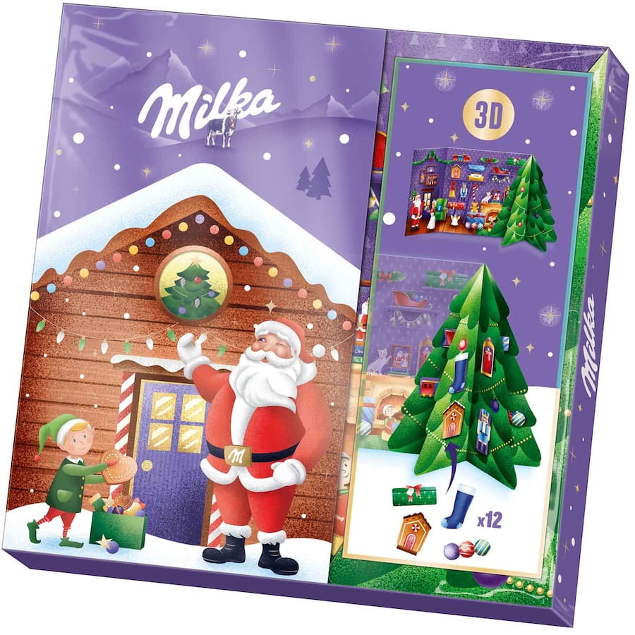 Milka 3D Adventskalender 163g  