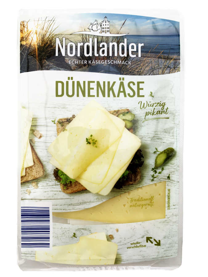 Nordlander Dünenkäse Tilsiter würzig pikant 200g