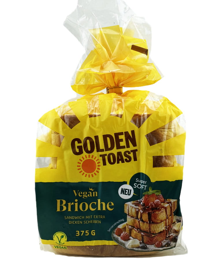Golden Toast Vegan Brioche 375g