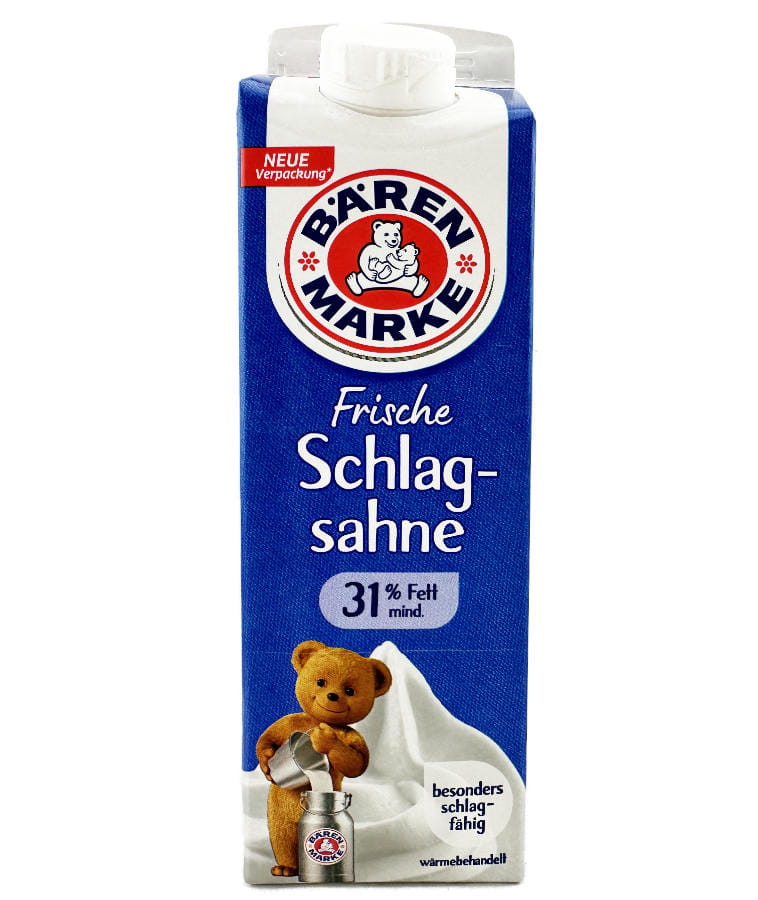 Bärenmarke Frische Schlagsahne 31% 500g