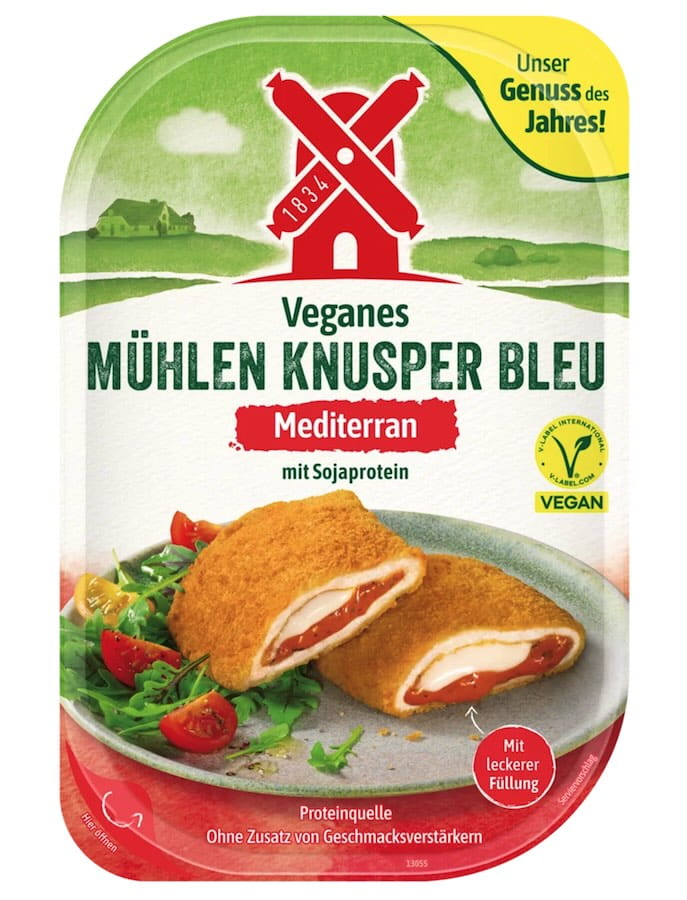 Rügenwalder veganes Mühlen Knusper Bleu Mediterran 2er 200g