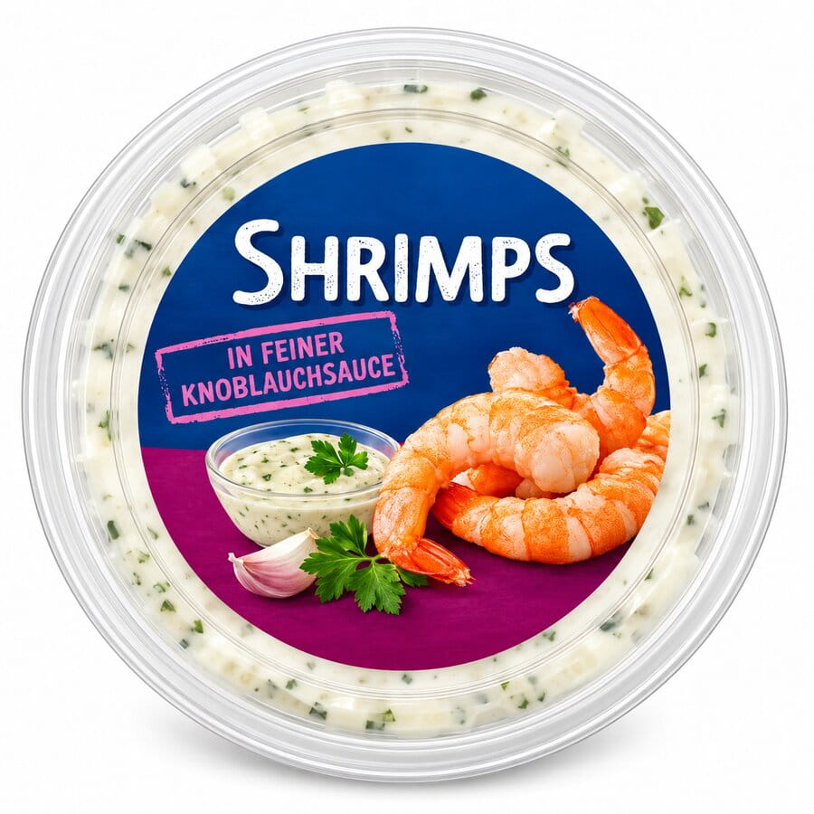 Shrimps in feiner Knoblauchsauce 200g