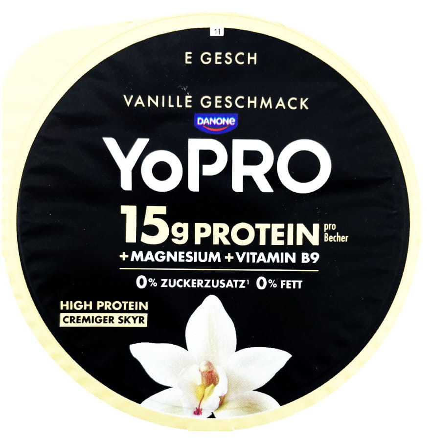 YOPRO Skyr Mit Vanillegeschmack 160g