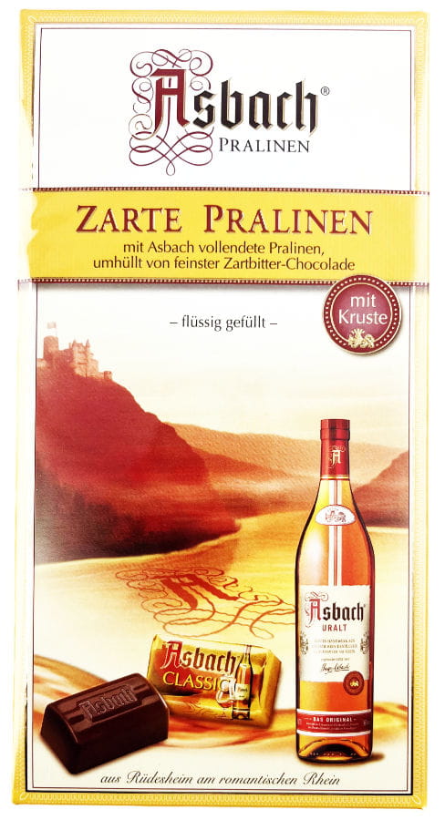 Asbach Zarte Pralinen Mit Asbach Zartbitter 12er 125g