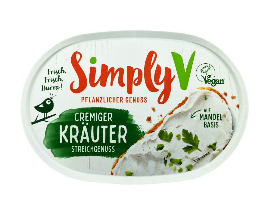 SimplyV cremiger Kräuter Streichgenuss Vegan 150g