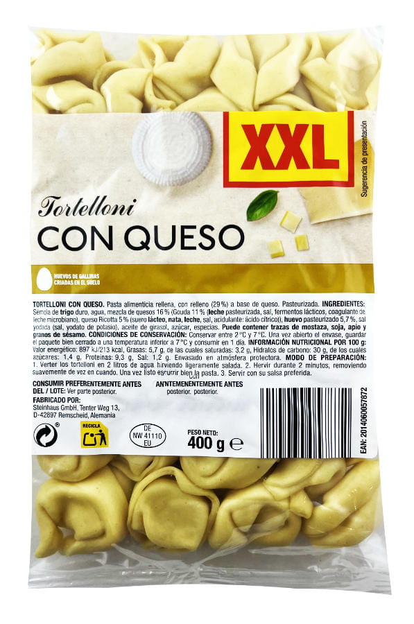 Tortellini mit Käsefüllung 400g