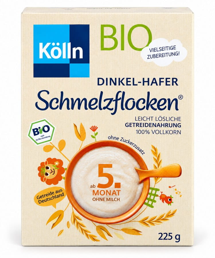 Kölln BIO Dinkel-Hafer Schmelzflocken 225g