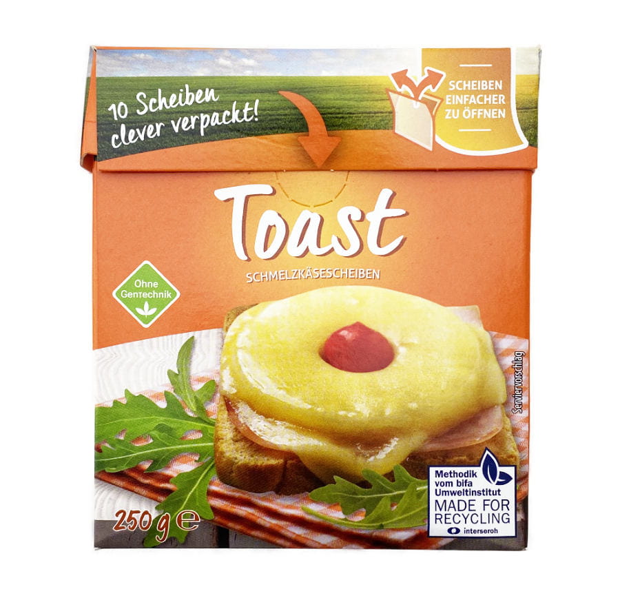 Toast Schmelzkäsescheiben 8er 150g 