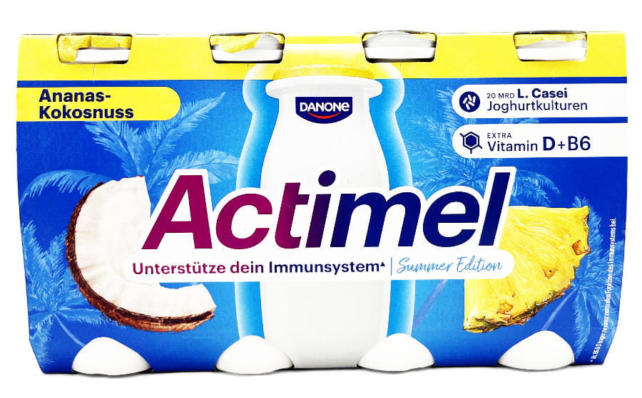 Danone Actimel Ananas Kokosnuss 8 Stück 800g
