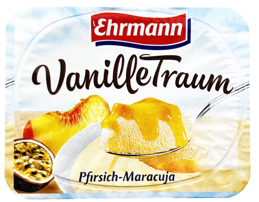 Ehrmann Vanille Traum Pfirsich Maracuja 115g