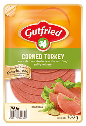 Gutfried Corned Turkey Aufschnitt 100g