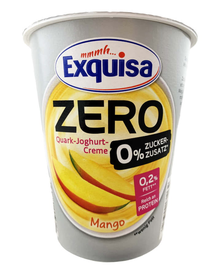 Exquisa Zero Quark Joghurt Mango 400g